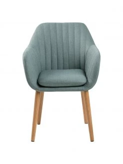 Armlehnstuhl Emilia in Grün mit Holzbeinen, B 57 x T 59 cm 11 Armlehnstuhl Emilia in Grün mit Holzbeinen, B 57 x T 59 cm -Esszimmer Verkäufe Armlehnstuhl Emilia in Grun mit Holzbeinen 3