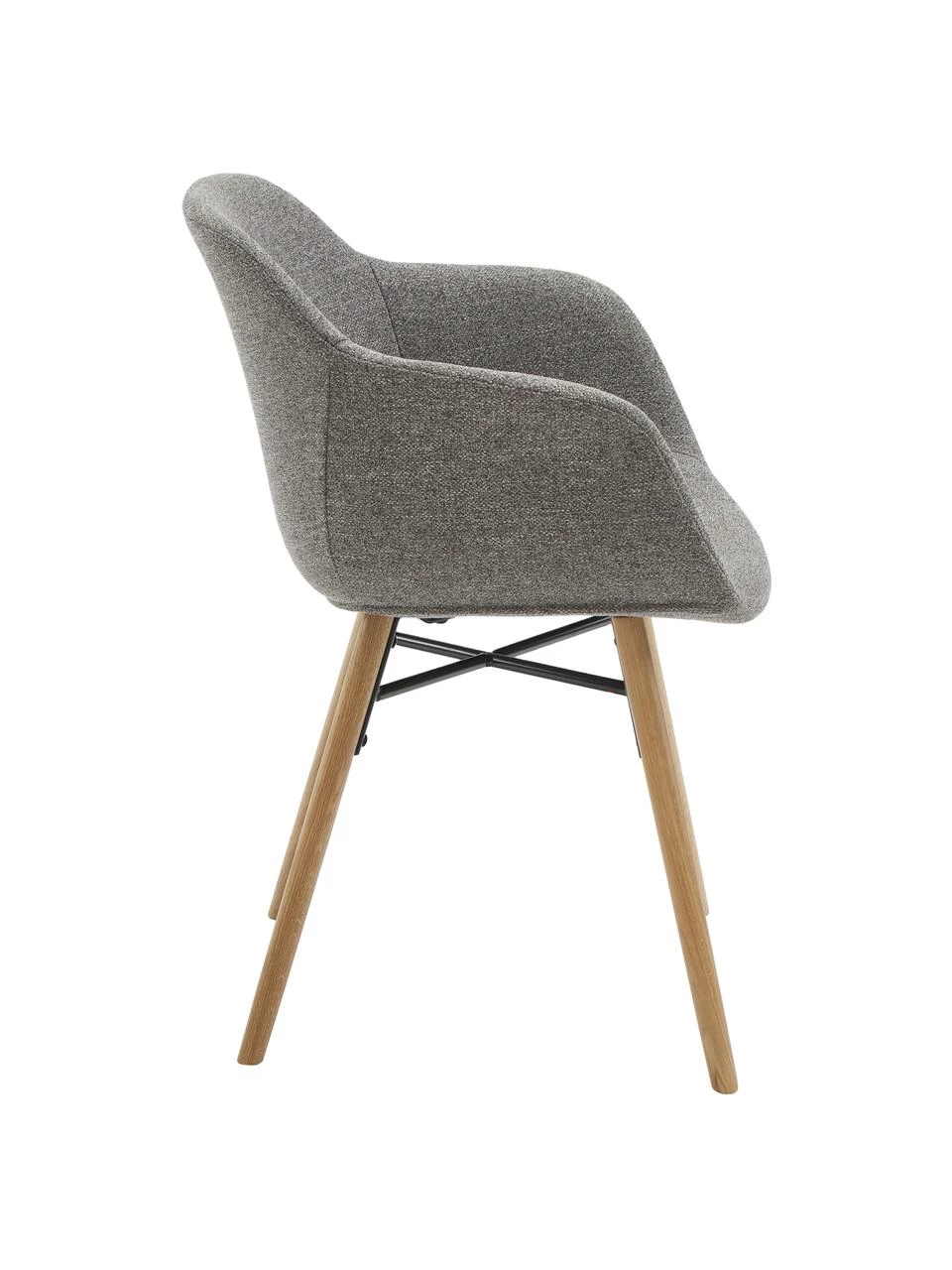 Westwing Collection Armlehnstuhl Fiji mit schmaler Sitzschale, B 59 x T 55 cm 7 Westwing Collection Armlehnstuhl Fiji mit schmaler Sitzschale, B 59 x T 55 cm – Bild 5