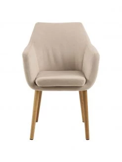 Armlehnstuhl Nora mit Holzbeinen, B 58 x T 58 cm 11 Armlehnstuhl Nora mit Holzbeinen, B 58 x T 58 cm -Esszimmer Verkäufe Armlehnstuhl Nora mit Holzbeinen 3