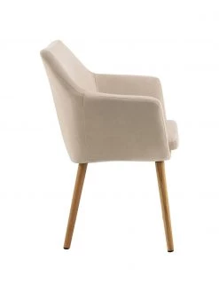 Armlehnstuhl Nora mit Holzbeinen, B 58 x T 58 cm 13 Armlehnstuhl Nora mit Holzbeinen, B 58 x T 58 cm -Esszimmer Verkäufe Armlehnstuhl Nora mit Holzbeinen 5