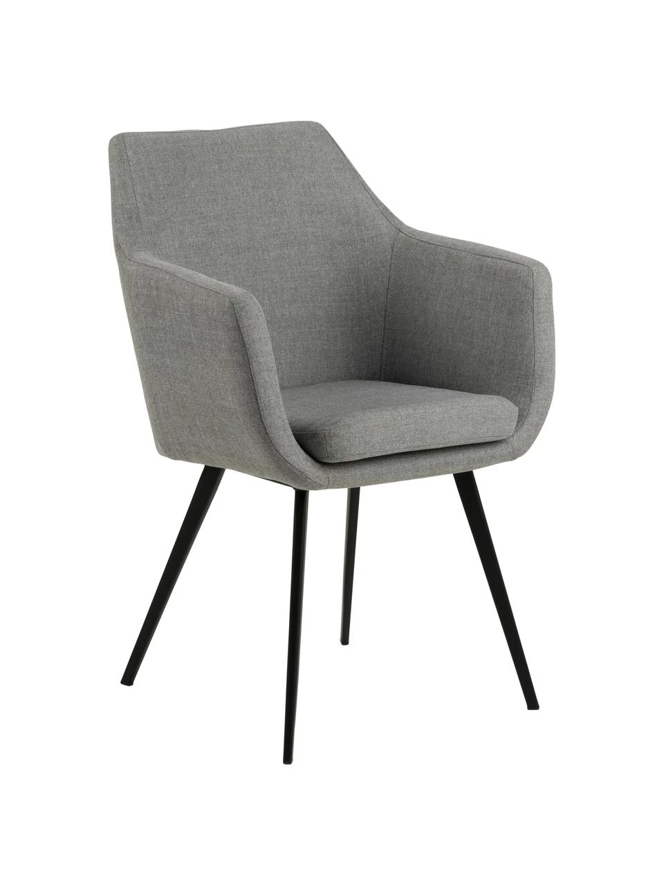 Armlehnstuhl Nora mit Metallbeinen, B 58 x T 58 cm 3 Armlehnstuhl Nora mit Metallbeinen, B 58 x T 58 cm