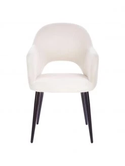 Westwing Collection Armlehnstuhl Rachel in Beige, B 52 x T 59 cm -Esszimmer Verkäufe Armlehnstuhl Rachel in Beige 3