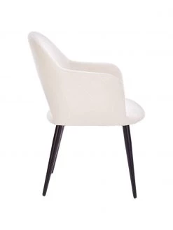 Westwing Collection Armlehnstuhl Rachel in Beige, B 52 x T 59 cm -Esszimmer Verkäufe Armlehnstuhl Rachel in Beige 4