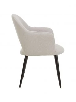 Westwing Collection Armlehnstuhl Rachel in Grau, B 52 x T 59 cm -Esszimmer Verkäufe Armlehnstuhl Rachel in Grau 3