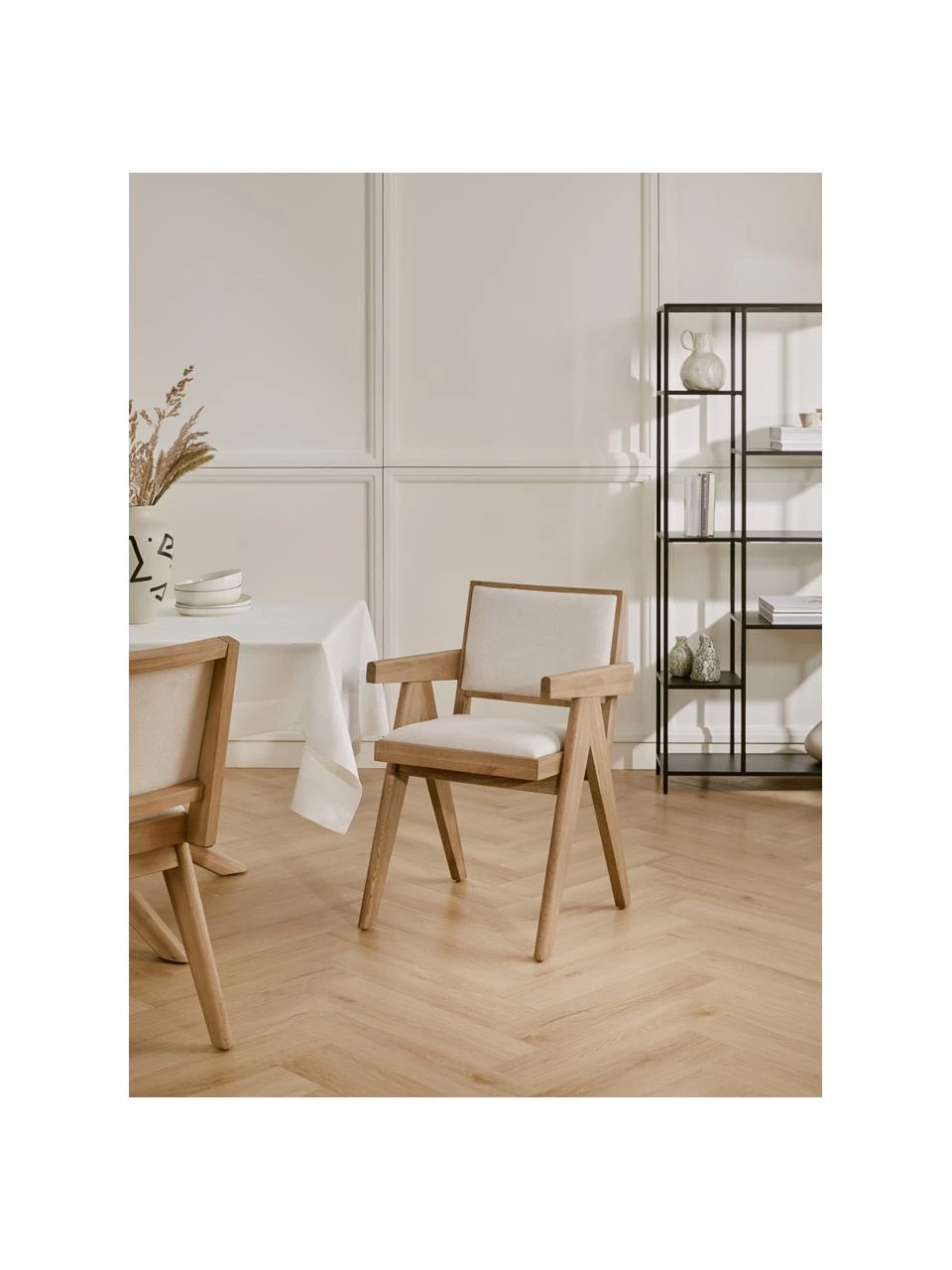 Westwing Collection Armlehnstuhl Sissi mit Polsterung, B 58 x T 52 cm 4 Westwing Collection Armlehnstuhl Sissi mit Polsterung, B 58 x T 52 cm – Bild 2