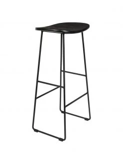 Barhocker Tangle in Schwarz, B 40 x H 80 cm
