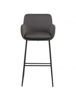 Barstühle Lisa in Grau, 2 Stück, B 52 x H 100 cm 11 Barstühle Lisa in Grau, 2 Stück, B 52 x H 100 cm -Esszimmer Verkäufe Barstuhle Lisa in Grau 2 Stuck 3