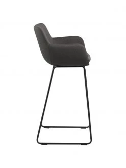 Barstühle Lisa in Grau, 2 Stück, B 52 x H 100 cm 12 Barstühle Lisa in Grau, 2 Stück, B 52 x H 100 cm -Esszimmer Verkäufe Barstuhle Lisa in Grau 2 Stuck 4