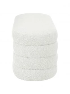 Westwing Collection Bouclé-Polsterbank Alto in Cremeweiß, B 110 x H 47 cm 13 Westwing Collection Bouclé-Polsterbank Alto in Cremeweiß, B 110 x H 47 cm -Esszimmer Verkäufe Boucle Polsterbank Alto in Cremeweiss 5