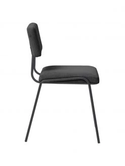 Westwing Collection Cord-Polsterstühle Mats in Grau, 2 Stück, B 50 x H 80 cm -Esszimmer Verkäufe Cord Polsterstuhle Mats in Grau 2 Stuck 4