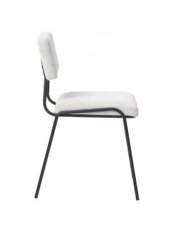 Westwing Collection Cord-Polsterstühle Mats in Weiß, 2 Stück, B 50 x H 80 cm 12 Westwing Collection Cord-Polsterstühle Mats in Weiß, 2 Stück, B 50 x H 80 cm -Esszimmer Verkäufe Cord Polsterstuhle Mats in Weiss 2 Stuck 4