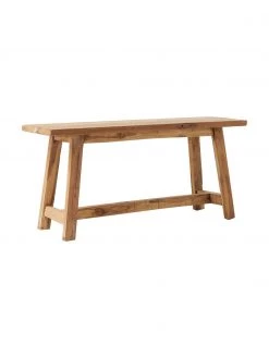 Westwing Collection Deko-Bank Lawas aus Teakholz, B 100 x H 46 cm