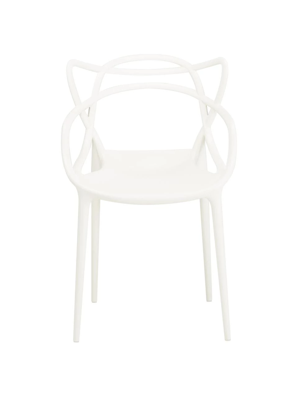 Kartell Design Armlehnstühle Masters in Weiß, 2 Stück, B 57 x H 84 cm 5 Kartell Design Armlehnstühle Masters in Weiß, 2 Stück, B 57 x H 84 cm – Bild 3