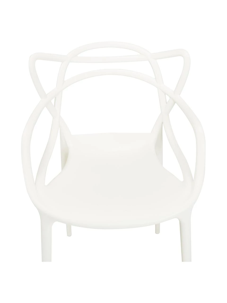 Kartell Design Armlehnstühle Masters in Weiß, 2 Stück, B 57 x H 84 cm 7 Kartell Design Armlehnstühle Masters in Weiß, 2 Stück, B 57 x H 84 cm – Bild 5