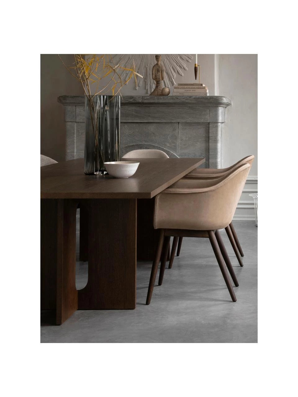 Menu Esstisch Androgyne mit Eichenfurnier, dunkel gebeizt, in verschiedenen Größen, B 210 x T 100 cmNur noch wenige verfügbar 5 Menu Esstisch Androgyne mit Eichenfurnier, dunkel gebeizt, in verschiedenen Größen, B 210 x T 100 cmNur noch wenige verfügbar – Bild 3