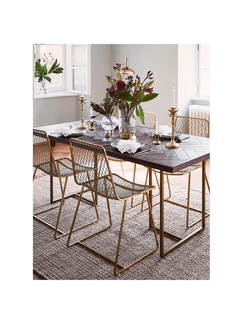 Dutchbone Esstisch Class mit Fischgrätenmuster, in verschiedenen Größen, B 180 x T 90 cm 4 Dutchbone Esstisch Class mit Fischgrätenmuster, in verschiedenen Größen, B 180 x T 90 cm – Bild 2