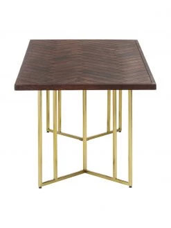 Westwing Collection Esstisch Luca aus Mangoholz mit Fischgrätenmuster, in verschiedenen Größen, B 180 x T 90 cm -Esszimmer Verkäufe Esstisch Luca aus Mangoholz mit Fischgratenmuster in verschiedenen Grossen 4