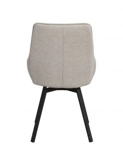 Rowico Gepolsteter Drehstuhl Alison in Greige mit Metall-Beinen, B 51 x T 57 cm 13 Rowico Gepolsteter Drehstuhl Alison in Greige mit Metall-Beinen, B 51 x T 57 cm -Esszimmer Verkäufe Gepolsteter Drehstuhl Alison in Greige mit Metall Beinen 5