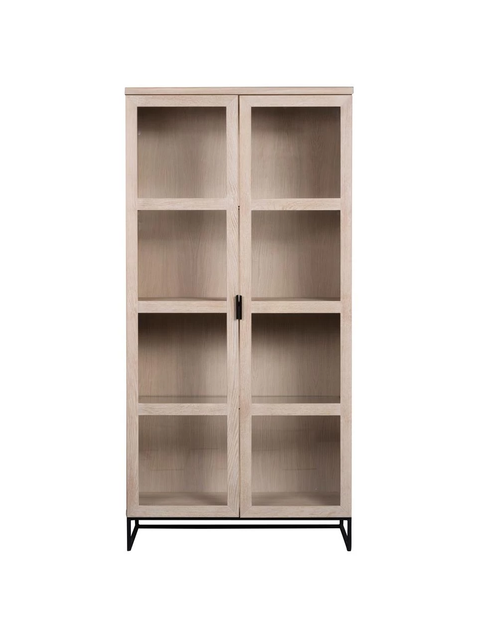 Rowico Glasvitrine Everett mit Eichenholz-Rahmen, B 95 x H 195 cm 6 Rowico Glasvitrine Everett mit Eichenholz-Rahmen, B 95 x H 195 cm – Bild 4