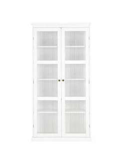 Glasvitrine Wilma in Weiß, B 98 x H 193 cm 12 Glasvitrine Wilma in Weiß, B 98 x H 193 cm -Esszimmer Verkäufe Glasvitrine Wilma in Weiss 4