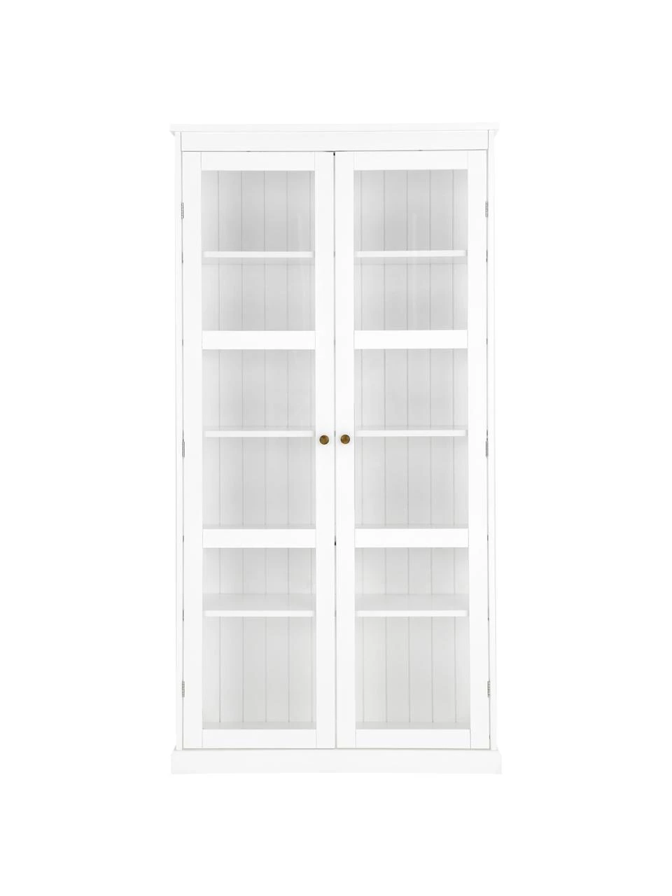 Glasvitrine Wilma in Weiß, B 98 x H 193 cm 7 Glasvitrine Wilma in Weiß, B 98 x H 193 cm – Bild 5