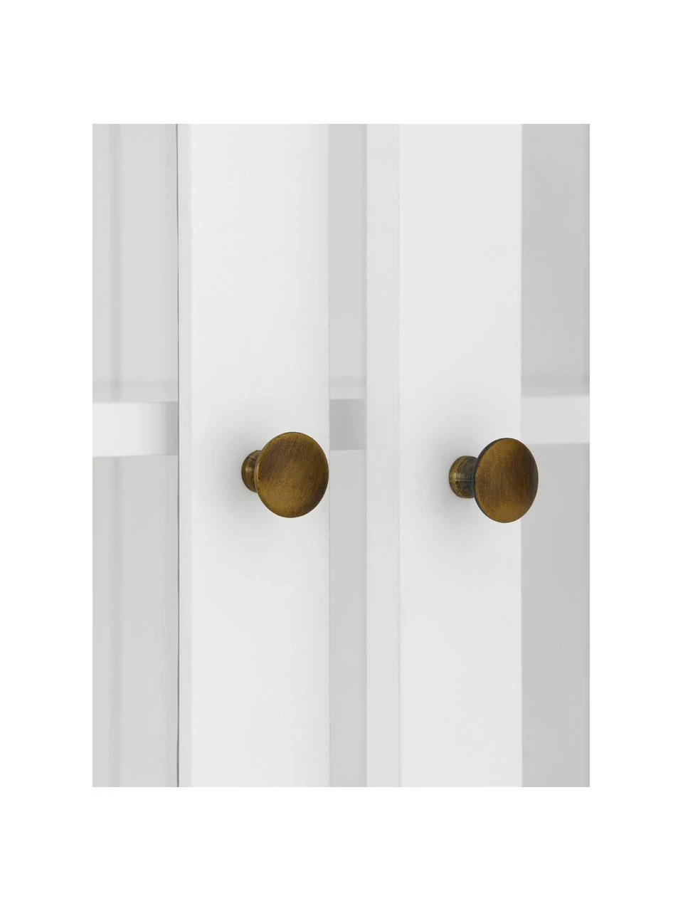 Glasvitrine Wilma in Weiß, B 98 x H 193 cm 8 Glasvitrine Wilma in Weiß, B 98 x H 193 cm – Bild 6