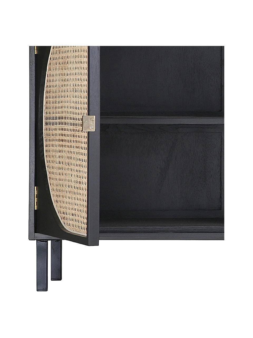 HKliving Handgemachtes Sideboard Lizzie aus Sungkai-Holz mit Wiener-Geflecht, B 160 x H 81 cm 8 HKliving Handgemachtes Sideboard Lizzie aus Sungkai-Holz mit Wiener-Geflecht, B 160 x H 81 cm – Bild 6