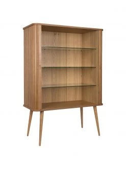 Zuiver Highboard Barbier mit Schiebet&uuml;r und geriffelter Front, B 100 x H 140 cm -Esszimmer Verkäufe Highboard Barbier mit Schiebetur und geriffelter Front 5