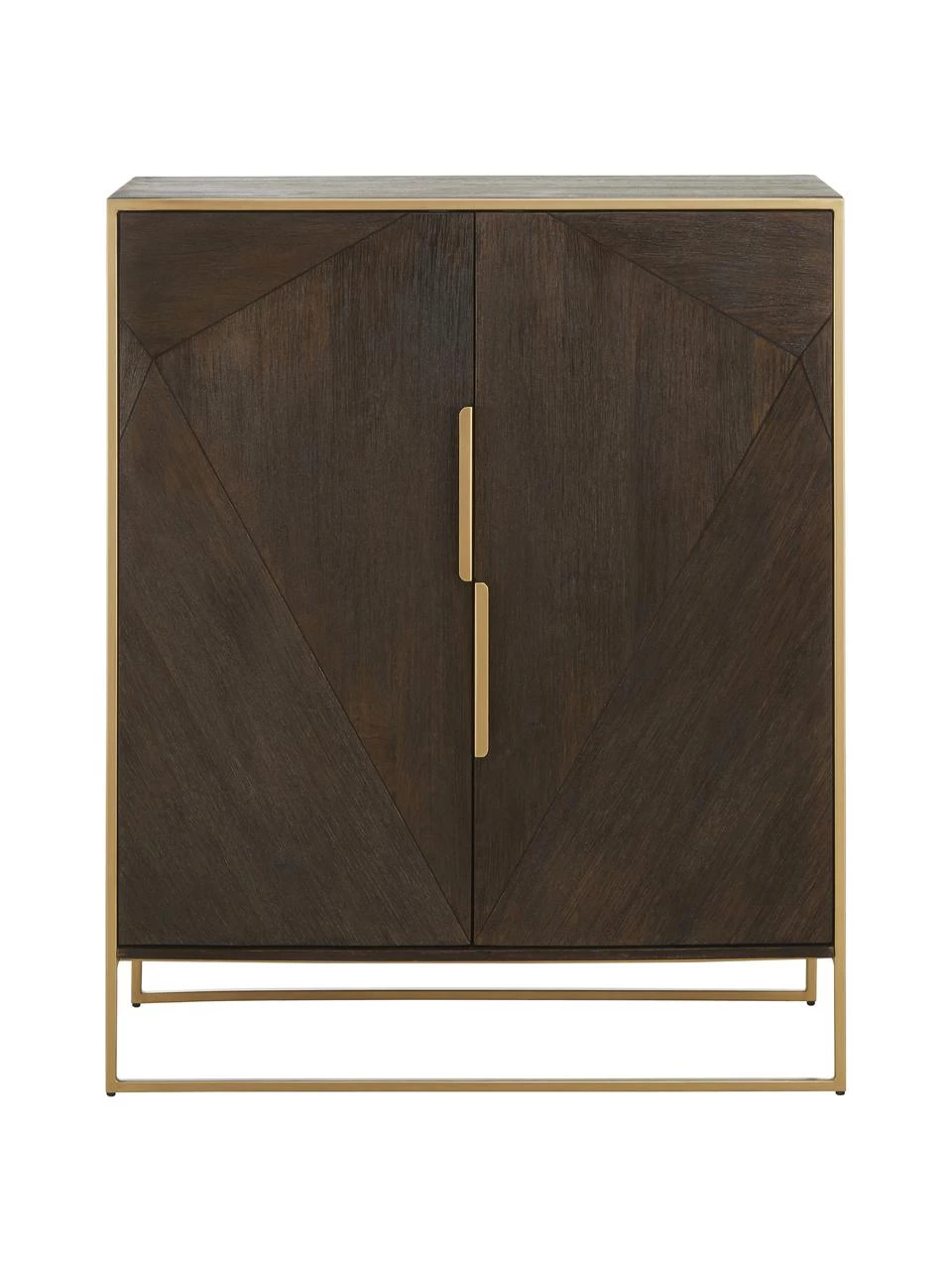 Westwing Collection Highboard Harry aus massivem Mangoholz, B 100 x H 120 cm 5 Westwing Collection Highboard Harry aus massivem Mangoholz, B 100 x H 120 cm – Bild 3