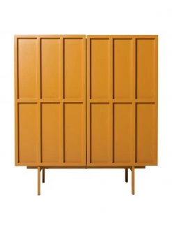 HKliving Highboard Pebble in Orange, B 80 x H 89 cm