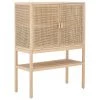 Bloomingville Highboard Sanna aus Kiefernholz/Rattan in Hellbraun, B 90 x H 120 cm 1 Bloomingville Highboard Sanna aus Kiefernholz/Rattan in Hellbraun, B 90 x H 120 cm -Esszimmer Verkäufe Highboard Sanna aus KiefernholzRattan in Hellbraun