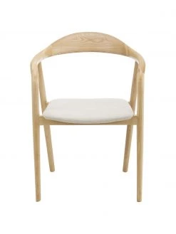 Westwing Collection Holz-Armlehnstuhl Angelina mit Sitzpolster, B 57 x H 80 cm 11 Westwing Collection Holz-Armlehnstuhl Angelina mit Sitzpolster, B 57 x H 80 cm -Esszimmer Verkäufe Holz Armlehnstuhl Angelina mit Sitzpolster 3