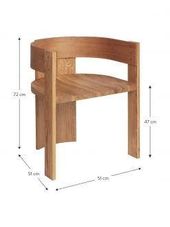 Kristina Dam Holz-Armlehnstuhl Collector, B 51 x T 51 cm 11 Kristina Dam Holz-Armlehnstuhl Collector, B 51 x T 51 cm -Esszimmer Verkäufe Holz Armlehnstuhl Collector 3