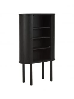 Westwing Collection Holz-Highboard Calary mit geriffelter Front, B 75 x H 130 cm -Esszimmer Verkäufe Holz Highboard Calary mit geriffelter Front 10