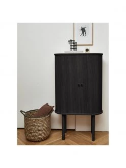 Westwing Collection Holz-Highboard Calary mit geriffelter Front, B 75 x H 130 cm -Esszimmer Verkäufe Holz Highboard Calary mit geriffelter Front 8