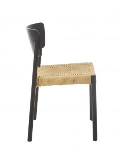 Westwing Collection Holzst&uuml;hle Danny mit Rattan-Sitzfl&auml;che, 2 St&uuml;ck, B 52 x T 51 cm -Esszimmer Verkäufe Holzstuhle Danny mit Rattan Sitzflache 2 Stuck 4
