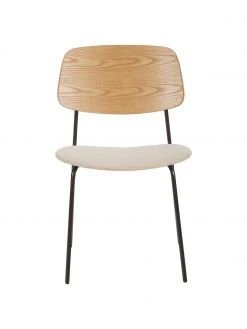 Westwing Collection Holzst&uuml;hle Nadja mit gepolsterter Sitzfl&auml;che, 2 St&uuml;ck, B 51 x T 52 cm -Esszimmer Verkäufe Holzstuhle Nadja mit gepolsterter Sitzflache 2 Stuck 3