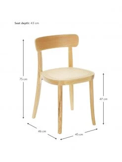 Westwing Collection Holzst&uuml;hle Richie mit Wiener Geflecht, 2 St&uuml;ck, B 45 x H 75 cm -Esszimmer Verkäufe Holzstuhle Richie mit Wiener Geflecht 2 Stuck 3