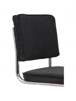 Zuiver Kordsamt-Freischwinger Kink, B 48 x T 48 cm -Esszimmer Verkäufe Kordsamt Freischwinger Kink 4