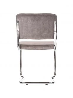 Zuiver Kordsamt-Freischwinger Kink in Grau, B 48 x T 48 cm 11 Zuiver Kordsamt-Freischwinger Kink in Grau, B 48 x T 48 cm -Esszimmer Verkäufe Kordsamt Freischwinger Kink in Grau 4