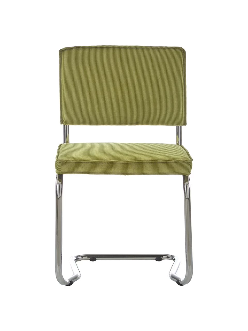 Zuiver Kordsamt-Freischwinger Kink in Olive, B 48 x T 48 cm 6 Zuiver Kordsamt-Freischwinger Kink in Olive, B 48 x T 48 cm – Bild 4