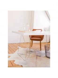 Kunstleder-Armlehnstuhl Nora mit Holzbeine, B 56 x T 55 cm -Esszimmer Verkäufe Kunstleder Armlehnstuhl Nora mit Holzbeine 5