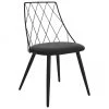 Kunstleder-Stühle Addie in Schwarz, 2 Stück, B 49 x T 49 cm -Esszimmer Verkäufe Kunstleder Stuhle Addie in Schwarz 2 Stuck