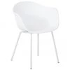 Westwing Collection Kunststoff-Armlehnstuhl Claire mit Metallbeinen, B 60 x T 54 cm -Esszimmer Verkäufe Kunststoff Armlehnstuhl Claire mit Metallbeinen 18