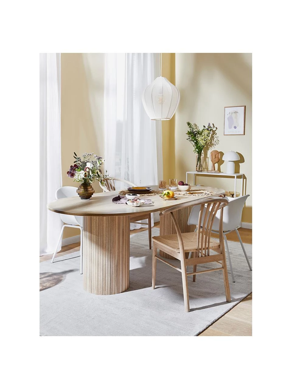 Westwing Collection Kunststoff-Armlehnstuhl Claire mit Metallbeinen, B 60 x T 54 cm 4 Westwing Collection Kunststoff-Armlehnstuhl Claire mit Metallbeinen, B 60 x T 54 cm – Bild 2