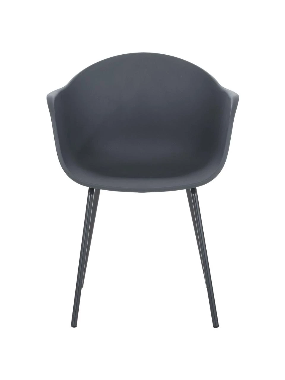 Westwing Collection Kunststoff-Armlehnstuhl Claire mit Metallbeinen, B 60 x T 54 cm 6 Westwing Collection Kunststoff-Armlehnstuhl Claire mit Metallbeinen, B 60 x T 54 cm – Bild 4