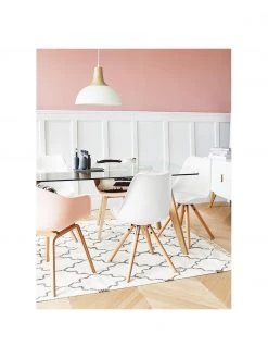 Jella & Jorg Kunststoffst&uuml;hle Max mit gepolsterter Sitzfl&auml;che in Wei&szlig;, 2 St&uuml;ck, B 46 x T 54 cm -Esszimmer Verkäufe Kunststoffstuhle Max mit gepolsterter Sitzflache in Weiss 2 Stuck 2