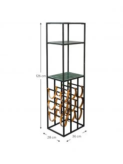 Dutchbone Marmor-Weinregal Mil f&uuml;r 9 Flaschen, B 36 x H 126 cm -Esszimmer Verkäufe Marmor Weinregal Mil fur 9 Flaschen 2