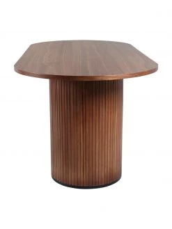 Ovaler Esstisch Bianca in Nussbaumfarben, 200 x 90 cm, B 200 x T 90 cmNur noch wenige verfügbar 13 Ovaler Esstisch Bianca in Nussbaumfarben, 200 x 90 cm, B 200 x T 90 cmNur noch wenige verfügbar -Esszimmer Verkäufe Ovaler Esstisch Bianca in Nussbaumfarben 200 x 90 cm 5