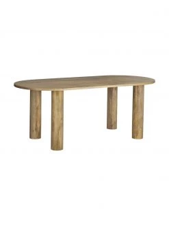 Ovaler Esstisch Grow aus massivem Mangoholz, 200 x 90 cm, B 200 x T 90 cm